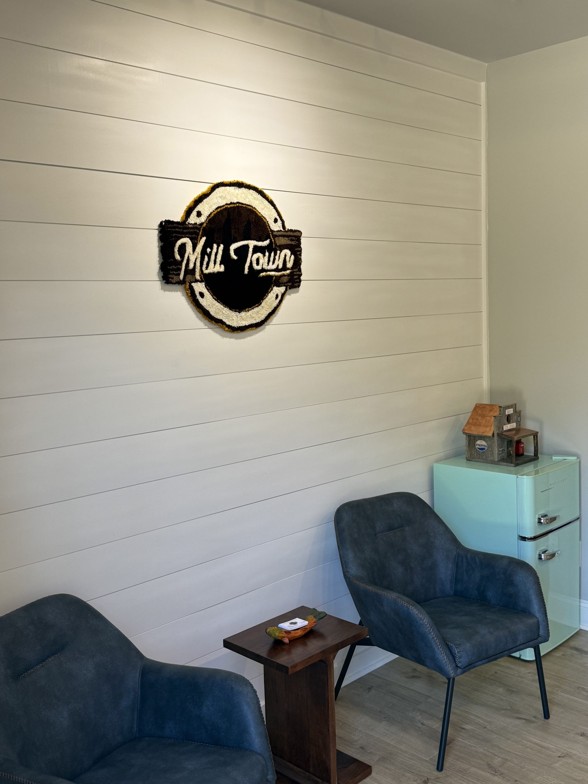 Mill Town Flooring showroom lounge